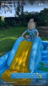 The young boy was rushed there after his temperature spiked Pregnant Stacey Solomon Reveals Son Rex Two Is Recovering From Stitches In Hospital After Fall Latest Celebrity News