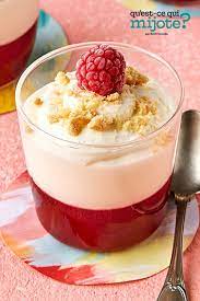 Mousse Etagee Aux Framboises Et Au Chocolat Blanc Qu Est Ce Qui Mijote De Kraft Recipe White Chocolate Raspberry White Chocolate Mousse Baked Dessert Recipes