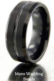 50 Ideas For Wedding Bands Black Future Husband Mens Wedding Rings Black Tungsten Wedding Band Black Wedding Rings