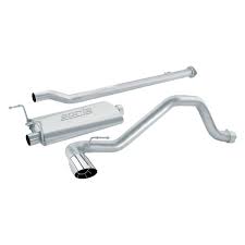 Product description:upgrading vehicle's exhaust system is a great way to build horsepower, free up trapped torque, and improve upon restrictive factory systems. Borla Toyota Tacoma Dlx Limited Pre Runner Sr5 Xtracab 3 4l 1998 Touring Stainless Steel Cat Back Exhaust System With Single Side Exit