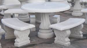 Italian Patio Set Italian Patio Cement Patio Concrete Garden Bench