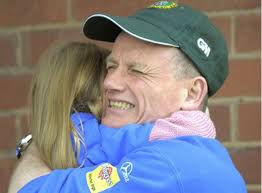 Dave Heeley heads off for his marathon challenge