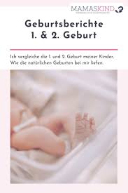 Hierfür gibt es eine faustregel: Geburtsberichte Vergleich Der Ersten Und Zweiten Geburt