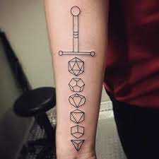 Pin By Audrey Peacock On Tattoos Dragon Tattoo Dice Tattoo Knight Tattoo