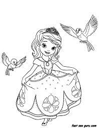 Maybe you would like to learn more about one of these? Printable Disney Princesses Sofia The First Coloring Pages