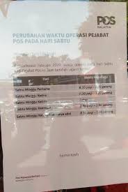 Apakah waktu operasi pejabat pos malaysia? Agen Belacan Madu Kuala Perlis Postingan Facebook