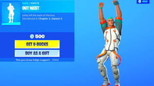 Check here daily to see the updated item shop. New Out West Dance Emote Item Shop Fortnite Battle Royale Youtube