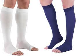 Open Toe Compression Socks Easy To Put On Toeless Support Stockings Compression Socks Support Stockings Compression Stockings
