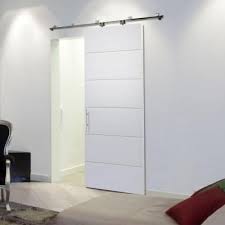 Masonite 30 In X 84 In Melrose Solid Core Primed Barn Door Interior Door Slab 82628 The Home Dep Masonite Interior Doors Doors Interior Interior Barn Doors