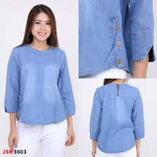 Dari pakaian, tas, sepatu, make up dan aksesoris, baru maupun preloved. Jual Produk Atasan Wanita Model Baju Jeans Termurah Dan Terlengkap September 2021 Bukalapak