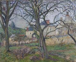 Camille Pissarro 1830 1903 Le Jardin De Maubuisson Vu Vers La Cote Saint Denis Pontoise 19th Century Paintings Christi Painting Art Camille Pissarro