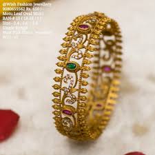 Pin By Divya Penmetsa On 1gram Gold Bangles Jewelry Designs Gold Jewelry Fashion Gold Bangles Design