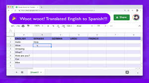 Use Google Sheets To Translate Content In Different Languages Youtube