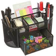 4.8 out of 5 stars. Merayo Metal Mesh Office Desk Organizer Stationery Pen Stand Black Color Amazon In Office Products