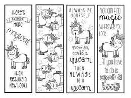 Freebie Unicorn Bookmarks Black And White Easycardmagic Coloring Bookmarks Free Bookmarks Kids Coloring Bookmarks