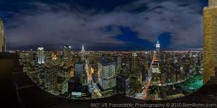 Manhattan Rooftop Night 360 Panorama 002 Jpg 1200 600