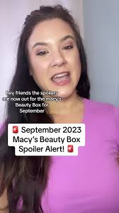 The spoilers have arrived for the @Macy’s Beauty Box for September 2023! 👏  I’m loving the extra makeup this momth! Check out my youtube for the full  details! #macysbeautybox #macysbeauty #macys ...