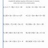 Students begin to work with algebra word problems in a series of math worksheets, lessons, and homework. 1