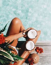 Summer Coconut And Beach Image Summer Vibes Beach Aesthetic Summer Aesthetic