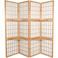 4.5 out of 5 stars. Oriental Furniture 5 5 Tall Window Pane With Shelf Room Divider 4 Panels Natural Target