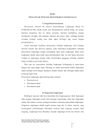 Pdf Diktat Pencemaran Lingkungan