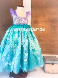 Mermaid Dress Mermaid Dress Girls Mermaid Costume Ariel Etsy Little Mermaid Dresses Mermaid Dress Girls Girls Mermaid Costume