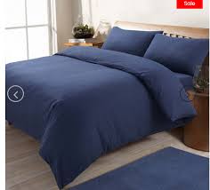 We also offer bridal & gift. Jersey Melange Dark Blue Bedding Reversible Duvet Cover And Pillowcase Set Vulnerable Free Community Project