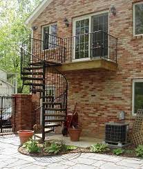 20 Amazing Decks With Spiral Staircase Designs Exterior Stairs Outdoor Stairs Staircase Outdoor