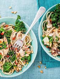 Zingy Sardine Spaghetti Recipe Recipe Kale Pasta Recipe Tasty Pasta Recipes