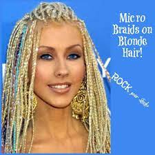 Micro Braids On Blonde Hair Micro Braids Hairstyles Micro Braids Hair Styles