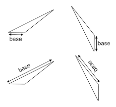Identify Base And Height Of Triangle To Find Area Teachablemath In 2020 Triangle Area Formula Identify