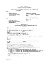 Letter template formal withdrawal sample enrollment intent student grievance pdf withdraw notification printable templates write samples fillable forms. Notice Of Appeal Sample Fill Out And Sign Printable Pdf Template Signnow