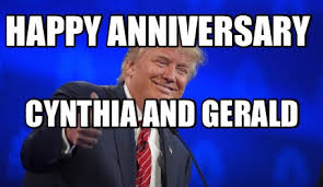 Meme Creator Funny Happy Anniversary Cynthia And Gerald Meme Generator At Memecreator Org