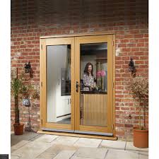 External french doors are a super investment, but internal french doors can also make a style statement, making a wonderful connection between the living this outward opening function is even more vital if you have a small conservatory. Buy La Porte Oak 5ft French Doors Fully Finished Emerald Doors