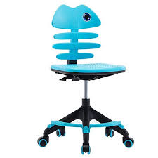 A chair that allows a child to swing or for kids' gaming chairs, find one that is comfortable and enables the child to engage in the gaming experience. Lansen Furniture Children Desk Office Swivel Chair Kids Study Table Chairs Teens No Tools With Seat Mat Blu Swivel Chair Kids Kids Chairs Study Table And Chair