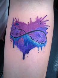 Renkli Sonsuzluk Dovmesi Modelleri Inspiration Tattoos Cift Dovmeler Suluboya Dovmeler