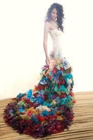 Alternative Colourful Wedding Dresses From Chrissy Wai Ching Rainbow Wedding Dress Colorful Dresses Colored Wedding Gowns