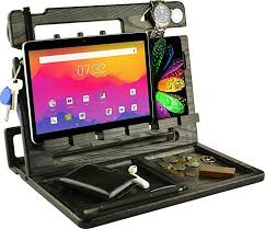 You can store, charge and secure laptops seamlessly within the framework of your workflow. Wood 2 Cell Phone Stand Watch Holder Men Multiple Device Dock Accessory Organizer Mobile Nightstand Tablet Dock Accessories Cell Phone Stand Wood Phone Stand