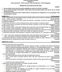 Cele mai noi stiri din:. Bacalaureat 2013 Modele De Subiecte La Proba Scrisa La Limba Si Literatura Romana Ziarul National