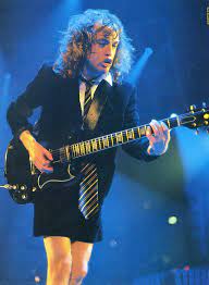 At school, angus was an unenthusiastic student. Hair Metal Diaries Angus Young Ac Dc 80s Angus Young Acdc Angus Young Acdc