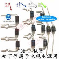 The various types of diodes enable different kinds of. 10pcs 100 New Original T3d Diode Repair Panasonic Plasma Tv Power Board Red Blue White Green Yellow Silver Buy Cheap In An Online Store With Delivery Price Comparison Specifications Photos And