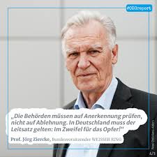 Fast die Hälfte aller OEG-Anträge wird von den Behörden in Deutschland  abgelehnt. Unser Bundesvorsitzender, Prof. Jörg Ziercke, hat dazu eine  klare Meinung. Hintergrund:  https://forum-opferhilfe.de/staatliche-hilfe-fuer-gewaltopfer-auf-rekord-tiefstand/