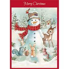 Box 584 rushford, mn 55971 if you haven't yet, click that little button and subscribe!! Designer Greetings Snowman With Woodland Animals Box Of 18 Christmas Cards Walmart Com Walmart Com