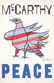 Mccarthy Peace In 2020 Peace Poster Presidential Campaign Posters Campaign Posters
