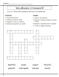 These crosswords cover spelling words at the grade 5 level with worded clues. Crossword Puzzles For 5th Graders Activity Shelter