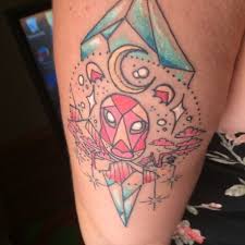 Universe star tattoo on shoulder. Steven Universe Lion Tattoo Steven Universe Tattoos Tattoos Universe Tattoo