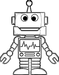 This is a digital & printable book for kids or kindergarten students or you can sell it on amazon kdp. Pin By Art Inspiration On Paint Robots Drawing Coloring Pages Cute Coloring Pages