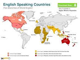 English Speaking Countries Map Worksheet Pin On Languages