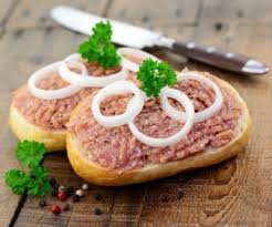 Add to the rolls and then top with the provolone cheese. Mettbrotchen Raw Minced Pork Sandwich German Culture