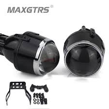 2x Universal Hid Bi Xenon Fog Lights Projector Lens Driving Lamps Retrofit For Ford Honda Crv Fit Subaru Renualt Suzuki S Suzuki Swift Honda Crv Projector Lens